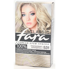 Краска для волос "FARA CLASSIC" 531 платиновая блондинка 1 шт.(6)