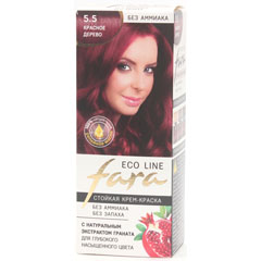 Краска для волос "FARA ECO LINE" 5.5 красное дерево 1 шт./скидки не действуют/(6)