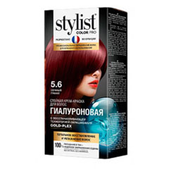 Краска для волос "STYLIST COLOR PRO" крем 5.6 сочный гранат 115 мл.(17)