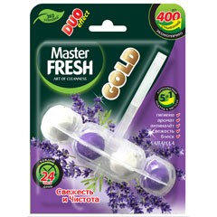 Чистящее средство "MASTER FRESH" Gold подвесной блок 5 в 1 лаванда 1 шт.(24)