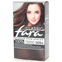 Краска для волос "FARA CLASSIC" 506а молочный шоколад 1 шт.(6)
