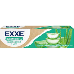 Зубная паста "EXXE" гелевая защита десен с алоэ 100 гр.(72)