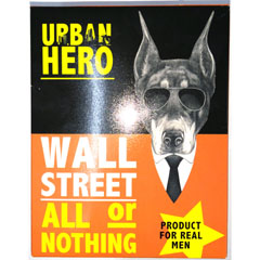 Набор подарочный "URBAN HERO WALL STREET" мужской ( шампунь освежающий 230 мл.+ гель для душа 230 мл.) 1 шт.(10)