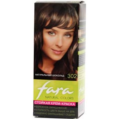 Краска для волос "FARA NATURAL COLORS" 302 натуральный шоколад 1 шт./скидки не действуют/(15)