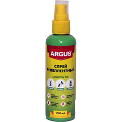 Средство от насекомых "ARGUS" лосьон - спрей от комаров 100 мл.(42)