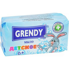 Мыло туалетное "GRENDY" детское 200 гр.(36)