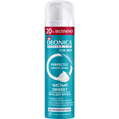 Пена для бритья "DEONICA" for men чистый эффект 240 мл./11-055/(6)